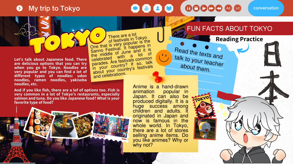 My trip to Tokyo - Lesson A2 metodoyellowfox (1)