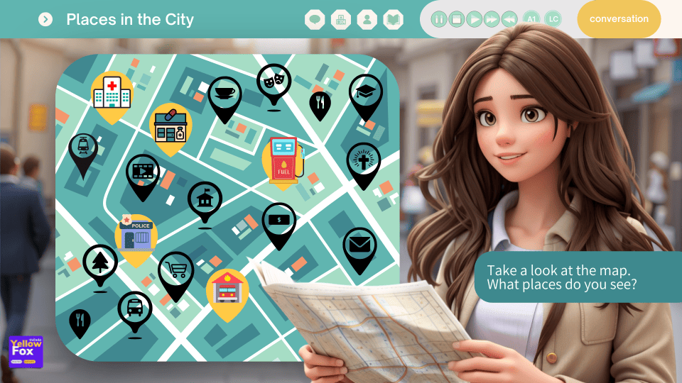 Places in the City - Lesson A1+ metodoyellowfox (2)