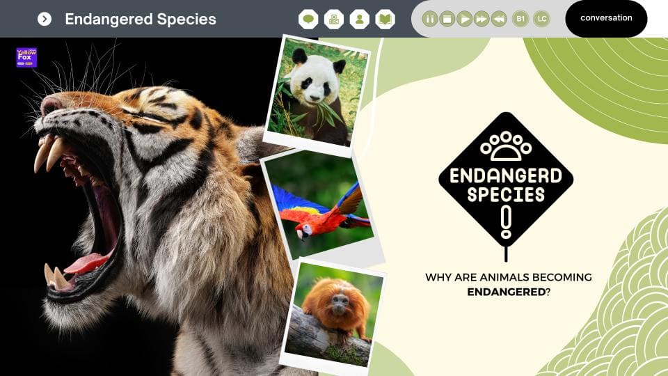 Endangered Species - Lesson B1 metodoyellowfox