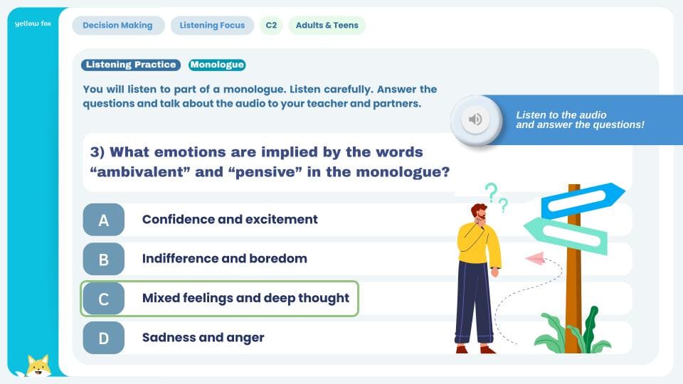 The Art of Decision Making - Listening Focus C2 metodoyellowfox
