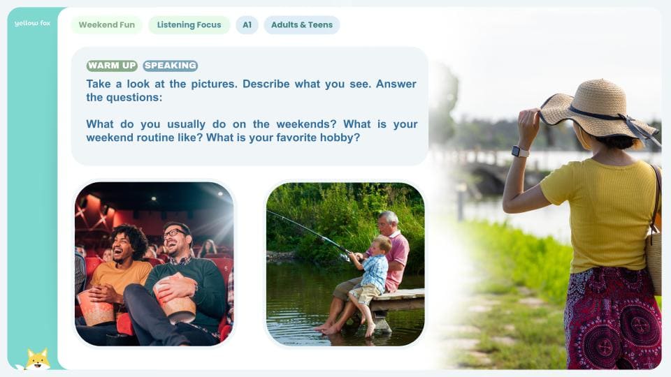 Weekend fun - Listening Focus A1 metodoyellowfox (3)